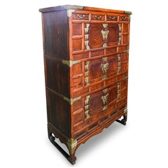 Tall 19th Century Korean Tansu Cabinet