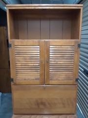 Vintage furniture – Ethan Allen Custom Room Plan maple cabinet suite (1950’s)