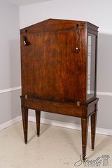 L71332: HICKORY WHITE Regency Style Mahogany China Display Cabinet