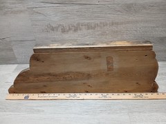 Vintage Style Wooden Corner Hanging Cupboard/Wall Cabinet W Shelves