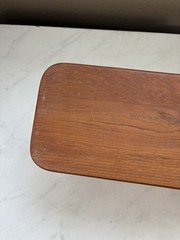Vintage Kalmar Teak Wood Tambour Door Cabinet Wall Mount or Tabletop MCM Storage