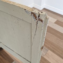 Antique English Primitive Original Paint Farmhouse Pantry Cupboard Cabinet Fir