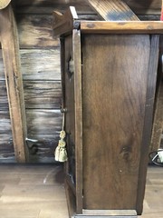 Vintage Antique Wall Display/Spice Wood Cabinet