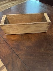 Wood Antique Parts Cabinet Drawer, Great Shape 11 5/8”x3 3/4”x4” Likely Handmade