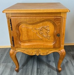 Amazing Pair French Bedside Tables Cupboards Cabinets Louis XVI (LOT 2830)