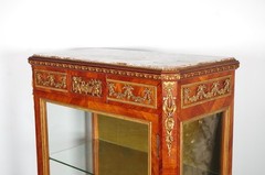 Transition style display case in Linke’s taste, violet wood, circa 1880