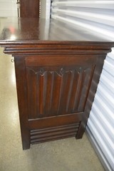 Antique 19th Century Neo-Gothic Oak Buffet Sideboard Cabinet Victorian Carved