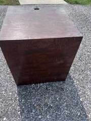 Antique Wooden Tabletop Cabinet Drawer Jewelry Collector Apothecary Victorian