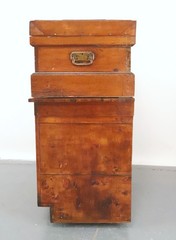 Late 19th Century Victorian Pine Tool Cabinet