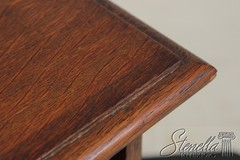 F73843: Antique Arts & Crafts Diminutive Mission Oak Smoking Cabinet