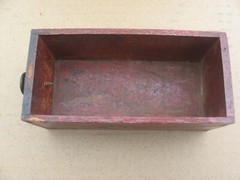 ORIGINAL OLD AMERICAN MADE SMALL 18 DRAWER WOODEN SPICE OR VALUABLES CABINET