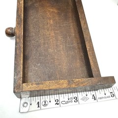 Antique Asian 8 Drawer Wooden Metal Handmade Jewelry/Spice Organizer Cabinet