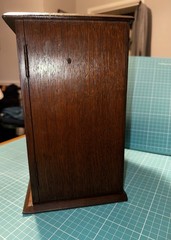 Antique Oak Smokers Cabinet Victorian Period Circa 1890