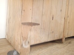 Large Vintage 1940’s Yellow Pine Canning Cupboard Cabinet