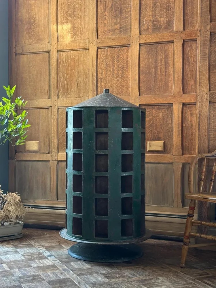 Antique Rotating Parts Cabinet, Sorting Cabinet, Revolving Countertop Display