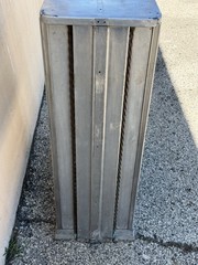 Antique Art Deco Steel Metal Dual Sided Dental Medical Cabinets Bar – a Pair