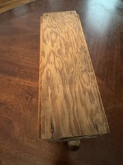 Wood Antique Parts Cabinet Drawer, Great Shape 11 5/8”x3 3/4”x4” Likely Handmade