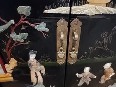 antique china hand carved cabinet
