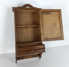 Medicine Apothecary Kitchen Bathroom Cabinet Towel Rack Lovely Barn style