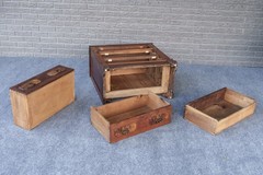 Antique Victorian Eastlake 3 Drawer Commode Chest of Drawers