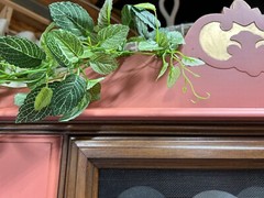China Hutch, Eastlake Style, Painted, Refinished, Vintage