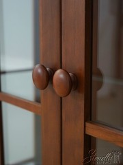 73448: ETHAN ALLEN American Impressions Cherry Display Cabinet