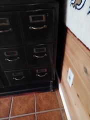 Antique Oak 24-Drawer Cabinet by Hamilton, Circa 1900