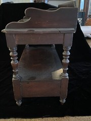 Antique Miniature Period Late 18th Early 19th C Child’s Washstand W/Bowl & Pitch
