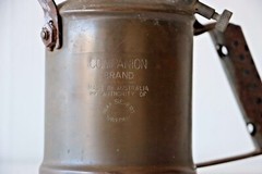 Antique Brass Flame Thrower / Blow Torch. Designed in Sweden, Made in Australia