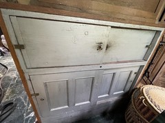 Vintage Wooden And Glass Store Floor Display Cabinet