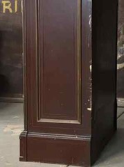 LARGE ANTIQUE COURTHOUSE FILE CABINET, TALL METAL FILE CABINET, CARD CATALOG