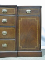 Beautifully Restored Federal 1950 High-End Inlay Irwin Furniture Mahogany Buffet