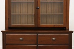 Farmhouse Antique Kitchen Cabinet or Pantry Cupboard #55176