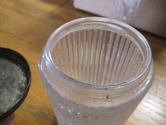 HOOSIER CABINET ORIGINAL TEA JAR LISTING LOT #7006