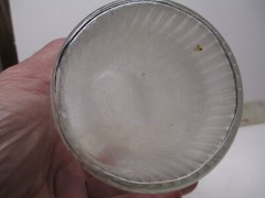 HOOSIER CABINET ORIGINAL TEA SPICE JAR GLASS LOT # 1219