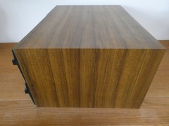 1970’S RETRO 6 DRAW AUDIO CASSETTS MEDIUM CABINET 39 X 30 X 19 cm #C1693