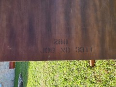 Vintage Mid-Century Modern Record Cabinet / Open Bookshelf