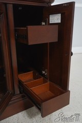 F72032: Cherry TV Media Cabinet w. Glass Doors