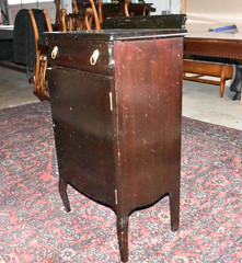 Antique Music Cabinet Phonograph Record Cabinet Wood c1920s-40s
