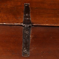 Antique 18th Cent. Baroque Walnut Flap Cabinet Original Italy Collectors