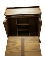 Vintage Ornate Portable Altar, Bar, Or Valuables Cabinet