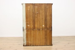 Farmhouse Antique Kitchen Cabinet or Pantry Cupboard #55176