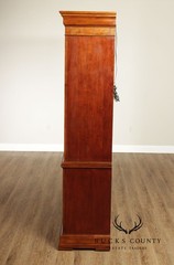 Ethan Allen Louis Philippe Style Burl Wood China Cabinet