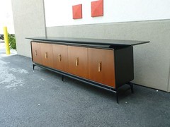 IMPORTANT ITALIAN OR MEXICAN MODERNIST MID CENTURY MODERN SIDEBOARD – P