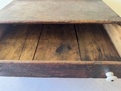 Antique Primitive Wooden Four Drawer Cabinet