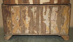 EXQUISITE ANTIQUE 1800 SHERATON INLAID HOUSEKEEPERS CUPBOARD WARDROBE DRAWERS