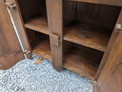 Antique Early 1900s DRY SINK Wash Basin PRIMITIVE Hinges , Hardware & Latches