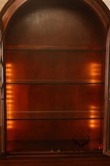 Museum Collection Mahogany Arch Top China Display Cabinet