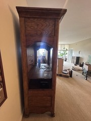 Vintage Rare Solid Wood Armoire