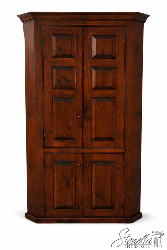 L71698: STEPHEN VON HOHEN Pine Corner Cupboard Cabinet
